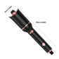 Automatic Rotating Curling Iron – CURLPRO Beach Waves Curling Wand, Portable Hair Curler, 500 Million Ionic, Dual Voltage & Lightweight for Travel, Ceramic Coating, 1 Inch, Metallic Gray